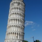 Genoa, Italy and the leaning tower of Pisa