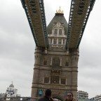 Passing through Tower Bridge