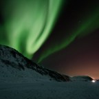Above the Arctic circle in Tromso, Norway