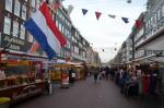 Albert Cuyp Markt with flag of best things to do in amsterdam 